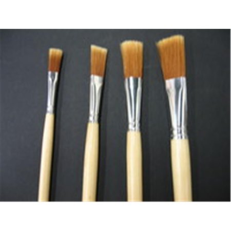 CLASSROOM CREATIONS 0.5 in. Easel Flats Brush CL1164977